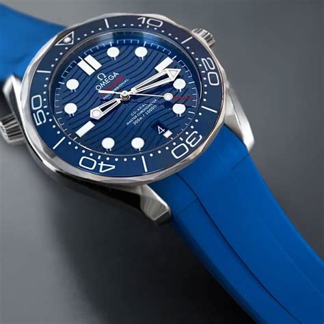 omega seamaster 300 professional rubber strap|genuine omega seamaster rubber strap.